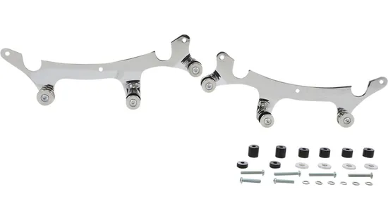 Cobra Chrome Backrest Mount Docking Kit