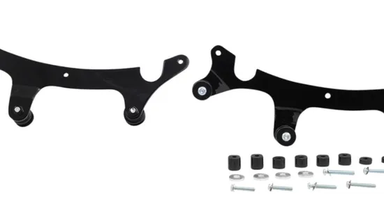 Cobra Black Backrest Mount Docking Kit