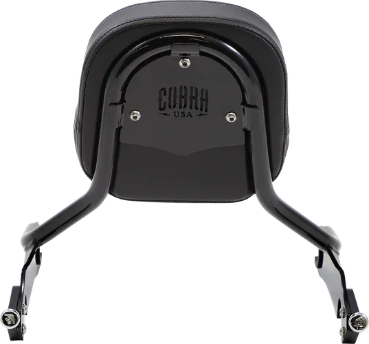Cobra Black Steel Short Detachable Backrest Kit w Medium Pad