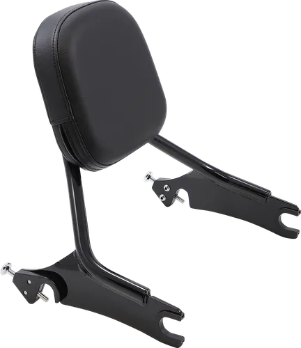 Cobra Black Steel Short Detachable Backrest Kit w Medium Pad
