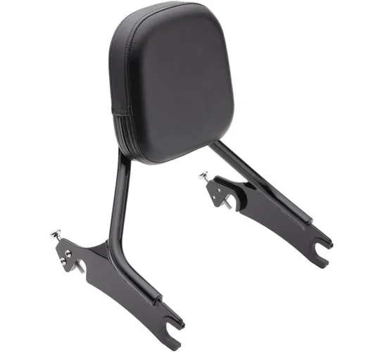 Cobra Black Steel Short Detachable Backrest Kit w Medium Pad