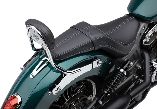 Cobra Chrome Steel Short 2Up Seat Detachable Backrest Kit