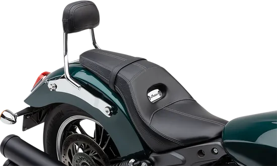 Cobra Chrome Steel Short 2Up Seat Detachable Backrest Kit