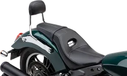 Cobra Chrome Steel Short 2Up Seat Detachable Backrest Kit