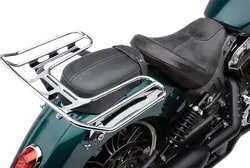 Cobra Chrome Big Ass Detachable Wrap Around Rack Solo Seat