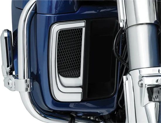 Kuryakyn Tracer LED Lower Radiator Grill Chrome