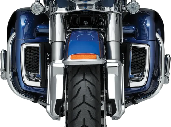 Kuryakyn Tracer LED Lower Radiator Grill Chrome