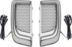 Kuryakyn Tracer LED Lower Radiator Grill Chrome