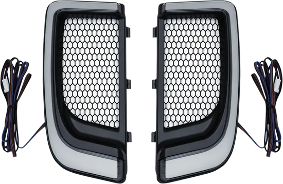 Kuryakyn Tracer LED Lower Radiator Grill Black