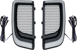 Kuryakyn Tracer LED Lower Radiator Grill Black