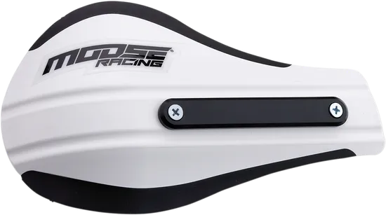 Moose Racing White Contour 2 Deflector Handguard Pair Set