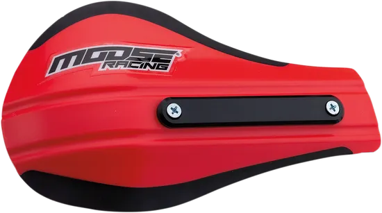 Moose Racing Red Contour 2 Deflector Handguard Pair Set 1