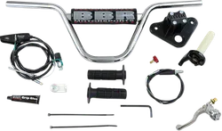 BBR MX Handlebar Kit Black with Controls Levers Cables