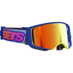 Alpinestars Blue Purple Pink Adult Supertech Corp Goggle Single Red