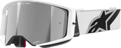 Alpinestars White Adult Supertech Corp Goggle Single Silver
