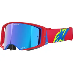 Alpinestars Blue Red Adult Supertech Corp Goggle Absolute Vision Blue