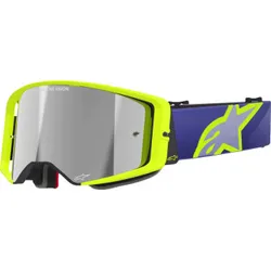 Alpinestars Yellow Purple Adult Supertech Corp Goggle Single Silver