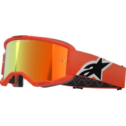 Alpinestars Orange Adult Vision 5 Corp Goggle Single Red