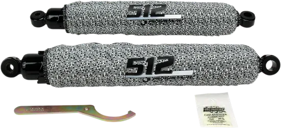 Progressive 512 Series Rear Shock Damper Black w Shock Sox