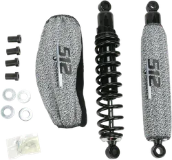 Progressive 512 Series Front Shock Damper Black w Shock Sox