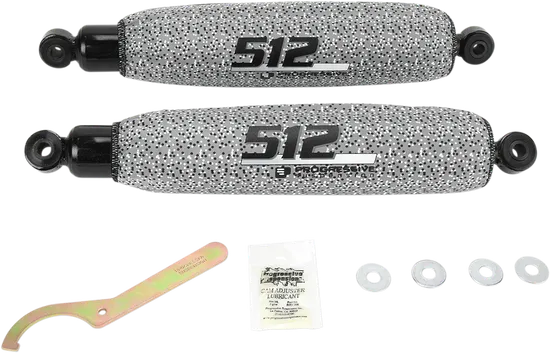 Progressive 512 Series Front Shock Damper Black w Shock Sox