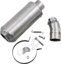 Hotbodies MGP II Slip-On Exhaust Muffler Tail Pipe Stainless