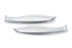 Kuryakyn Stock Hard Saddlebag Chrome Accents Stretched