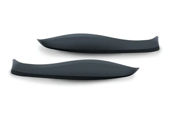 Kuryakyn Stock Hard Saddlebag Black Accents Stretched