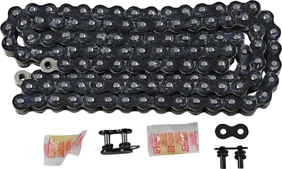 RK Black Chrome 520 Max X Drive Chain 120 Links RX Ring