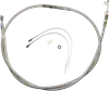 Magnum High-Efficiency Braided Clutch Cable Stainless 76.6875in.