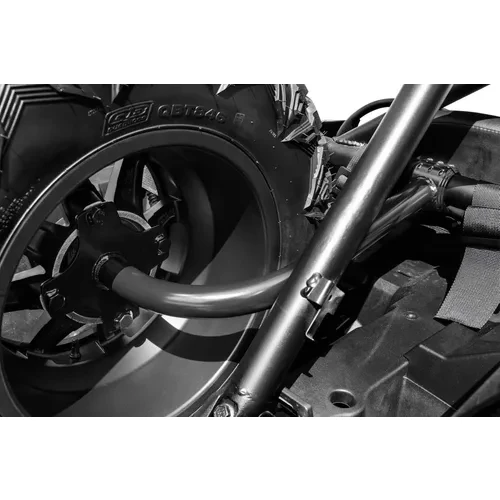 Dragonfire Black Bed Mount Spare Tire Wheel Carrier 4