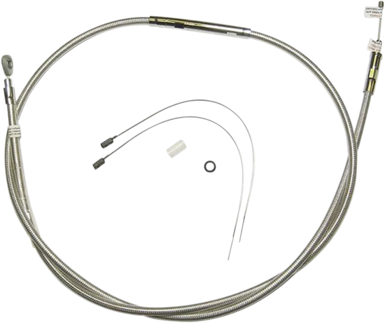 Magnum High-Efficiency Braided Clutch Cable Stainless 78.6875in.