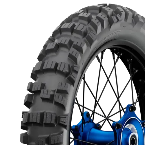 Michelin North Starcross 6 Hard Rear Tire 110/90-19 62 M Blackwall Bias TT 3