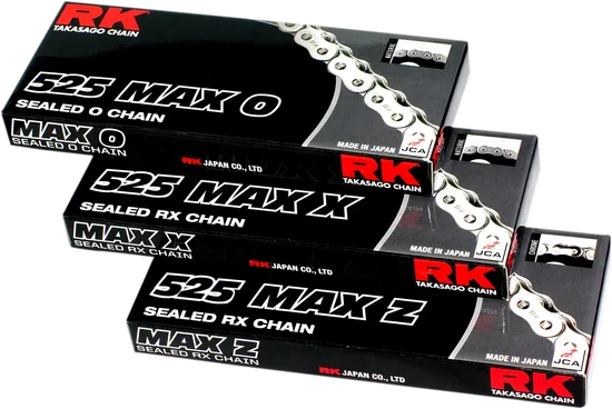 RK 525 Max-X Carbon Steel Bulk Chain 25 Ft RX Ring
