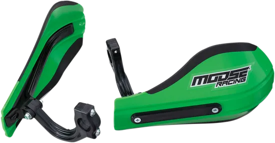 Moose Green Roost Handguards For ATV Dirtbike And Snowmobile