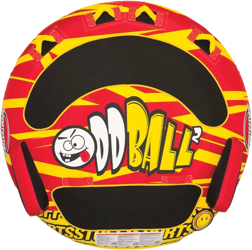 Oddball 2 Inflatable Towable Tube w Bottom Sphere Dual Rider 1