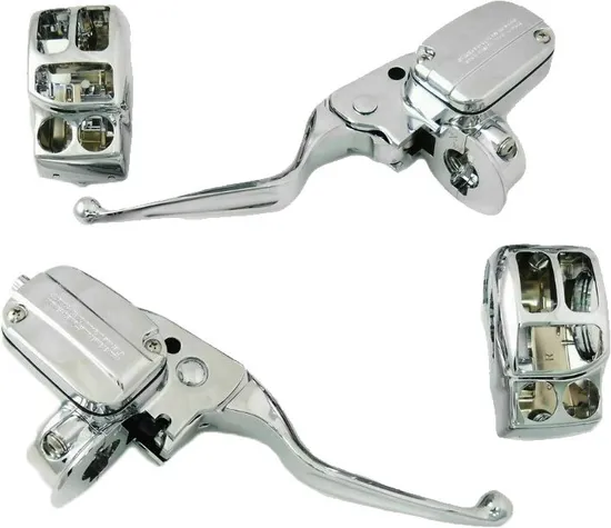 Harddrive Chrome Front Brake Clutch Master Cylinder Switch Cover