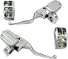 Harddrive Chrome Handlebar Control Kit w Hydraulic Clutch