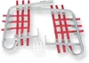 DG Steel Nerf Crash Bars Rock Tree Sliders Silver Red