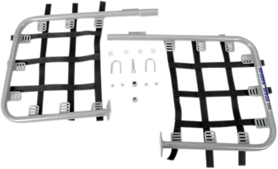 DG Steel Nerf Crash Bars Rock Tree Sliders Silver Black