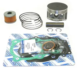 WSM Top End Piston Rebuild Kit .25mm Over 86.25mm for Honda Foreman 400