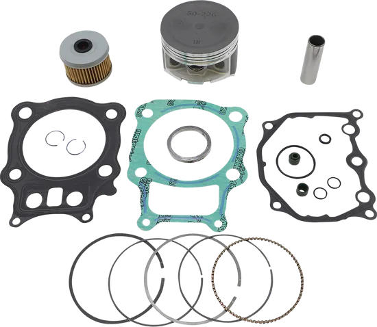 WSM Top End Piston Rebuild Kit .25mm Over 78.75mm for Honda Rancher 350
