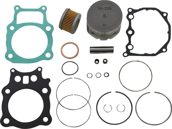 WSM Top End Piston Rebuild Kit 1mm Over 79.5mm for Honda Rancher 350