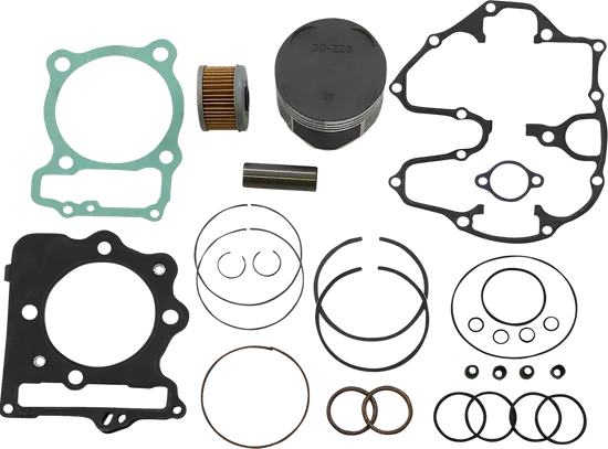 WSM Top End Piston Rebuild Kit .25mm Over 85.25mm for Honda Sportrax 400