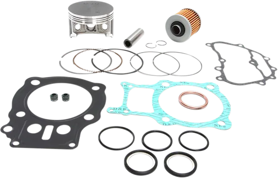 WSM Top End Piston Rebuild Kit .5mm Over 85.5mm for Honda Rancher 400