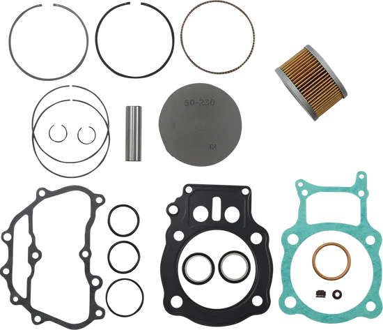 WSM Top End Piston Rebuild Kit 1mm Over 86mm for Honda Rancher 400