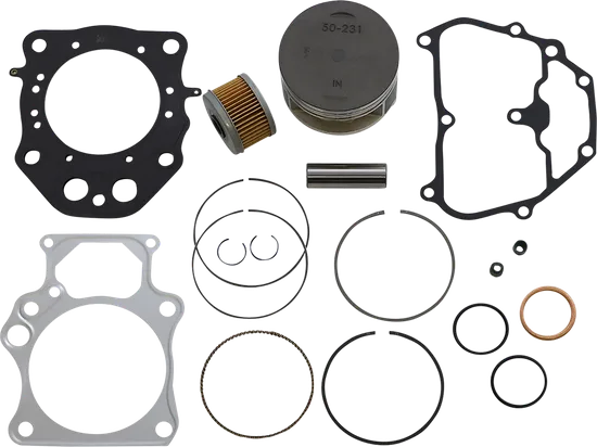 WSM Top End Piston Rebuild Kit .75mm Over 87.25mm for Honda Rancher 420