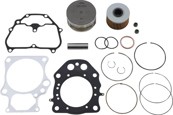 WSM Top End Piston Rebuild Kit .75mm Over 87.25mm for Honda Rancher 420