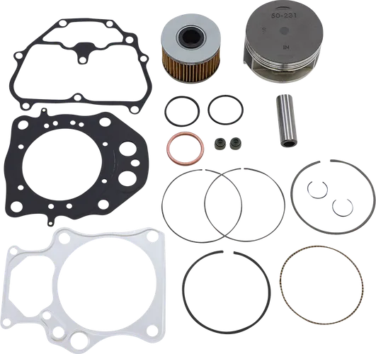 WSM Top End Piston Rebuild Kit 1mm Over 87.5mm for Honda Rancher 420