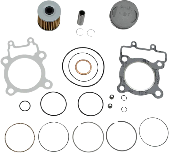 WSM Top End Piston Rebuild Kit .25mm Over 67.25mm for Kawasaki Bayou 220